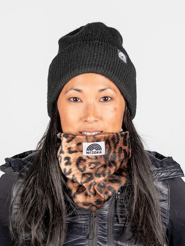 WESORA GmbH Schlauchschal 'Premium Kunstfell Neckwarmer' in Braun