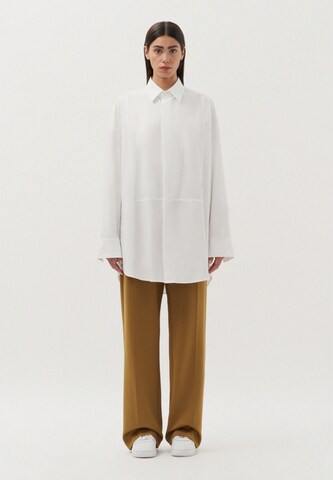 Studio Seidensticker Comfort fit Button Up Shirt 'Studio' in White
