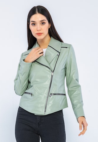 Giorgio di Mare Between-Season Jacket in Green: front