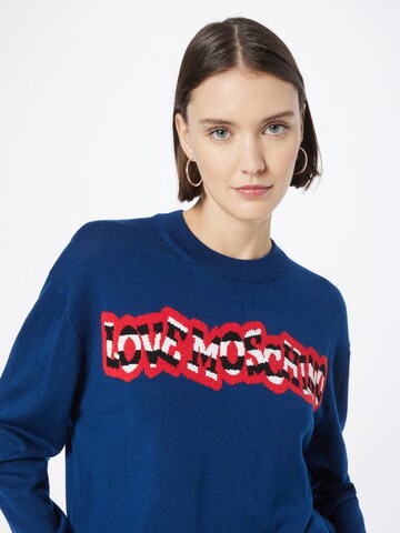 Love Moschino Πουλόβερ 'MAGLIA' σε μπλε