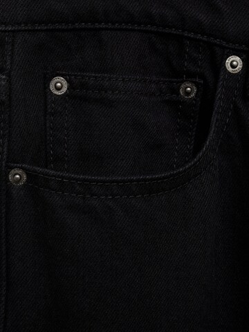 MANGO MAN Tapered Farkut 'Bob' värissä musta