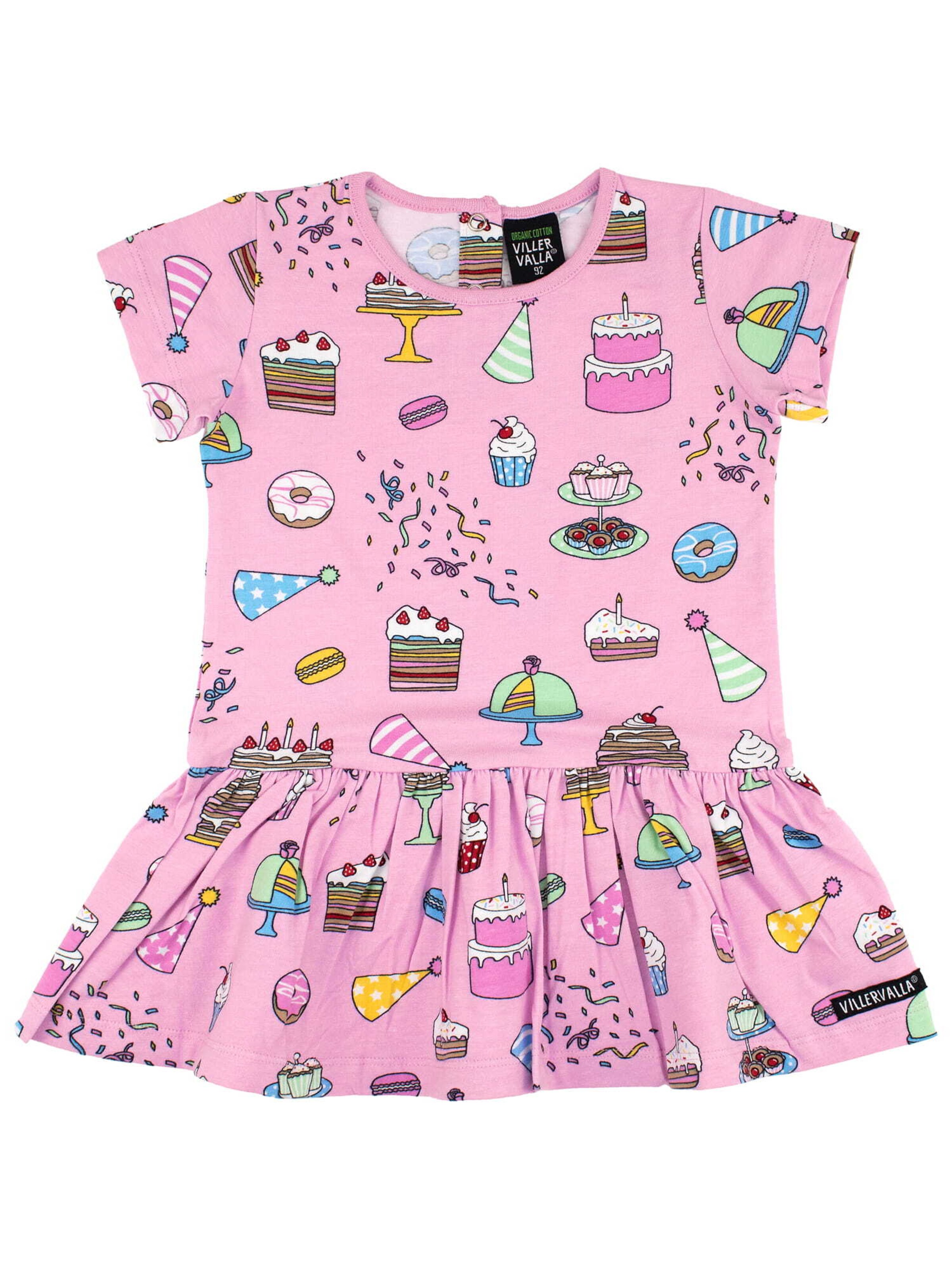 Villervalla Dress in Pink: front