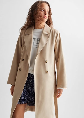 MANGO TEEN Coat 'Trenchy' in Beige