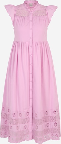 Robe-chemise 'OLIVIA' Y.A.S Petite en rose : devant