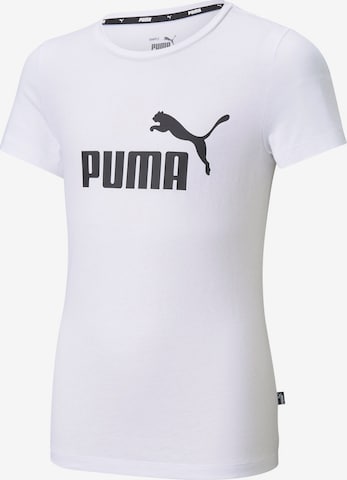 PUMA T-Shirt 'Essentials' in Weiß: predná strana