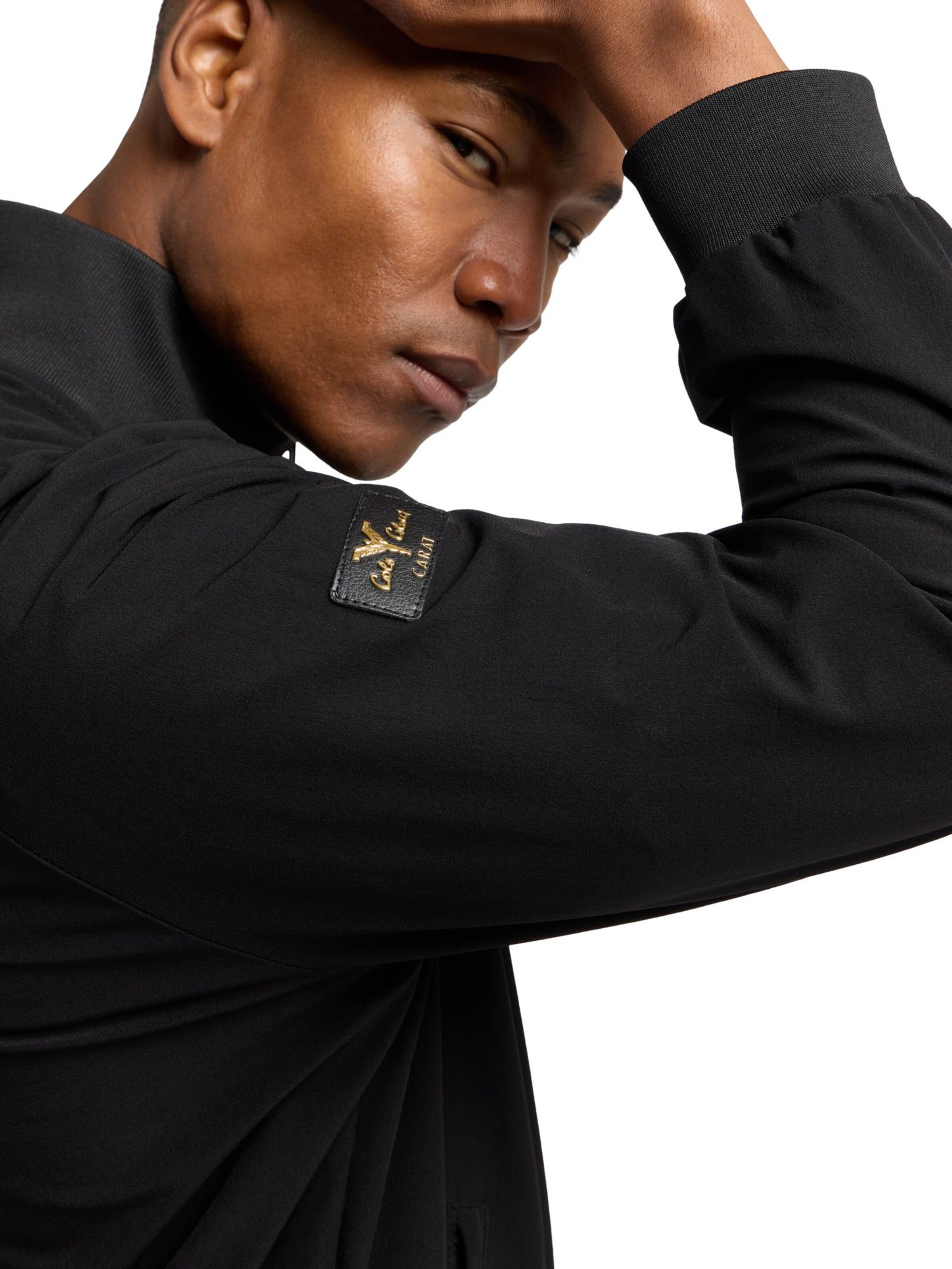 Carlo Colucci Sweat jacket 'Dobler' in Black