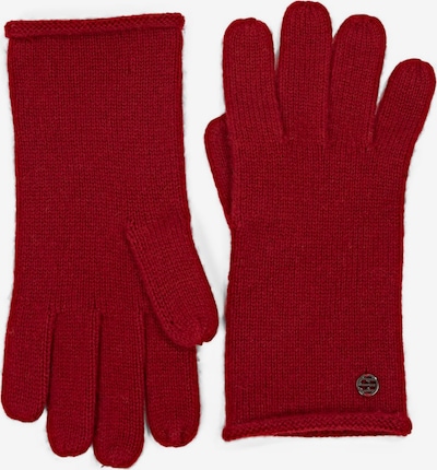 ESPRIT Fingerhandschuhe in dunkelrot, Produktansicht