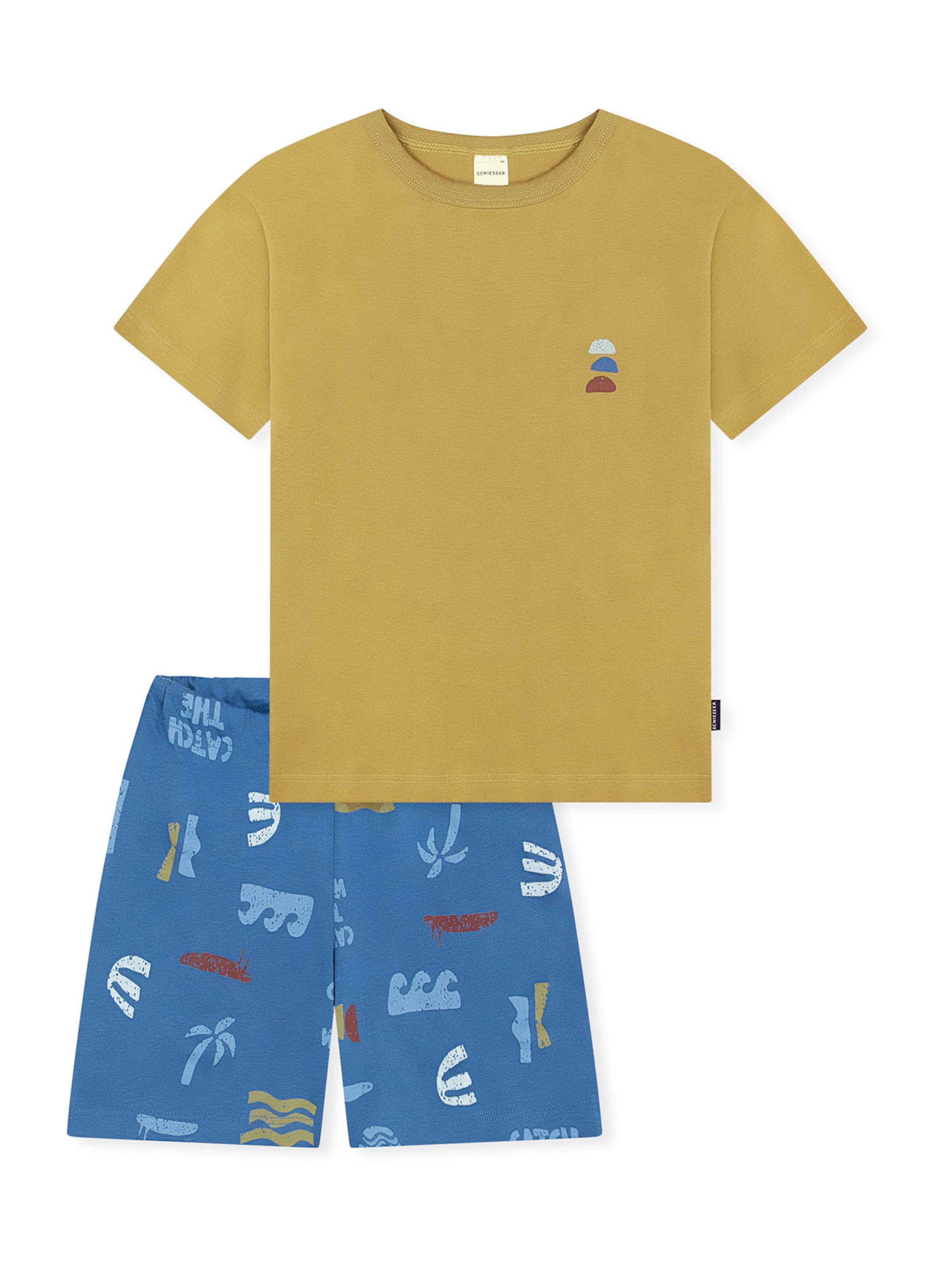Pyjama ' Kids Nightwear ' SCHIESSER en bleu : devant