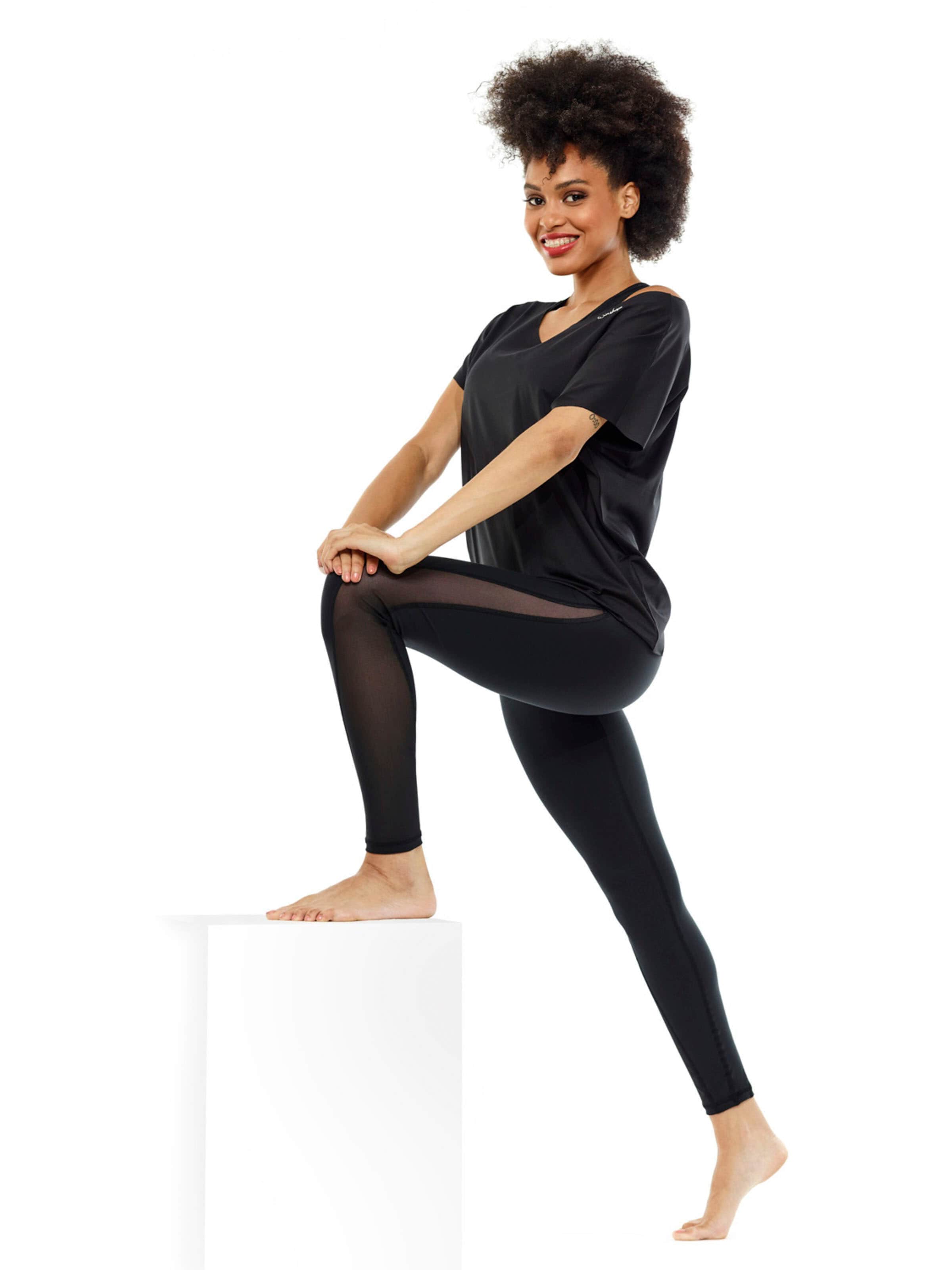 Winshape Λειτουργικό μπλουζάκι 'DT101' σε μαύρο