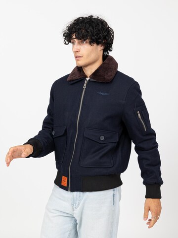 Bombers Winterjas 'DOUGLAS MEN' in Blauw