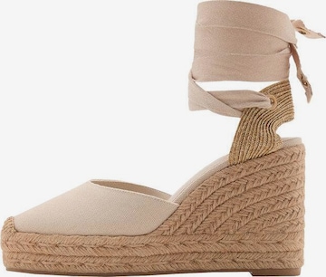 MANGO Espadrilles 'Ona' in Beige: Vorderseite