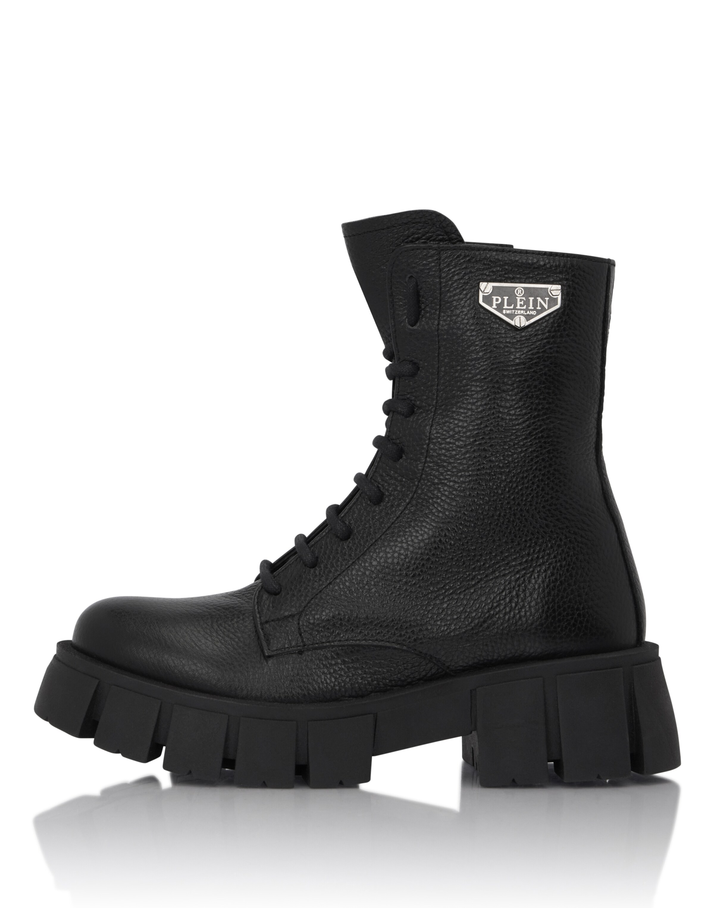 Ankle boots di Philipp Plein in nero: frontale