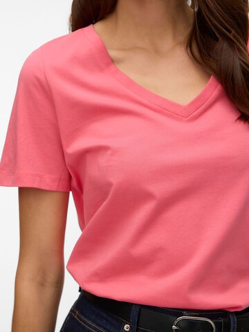 VERO MODA Shirt 'VMPaulina' in Red