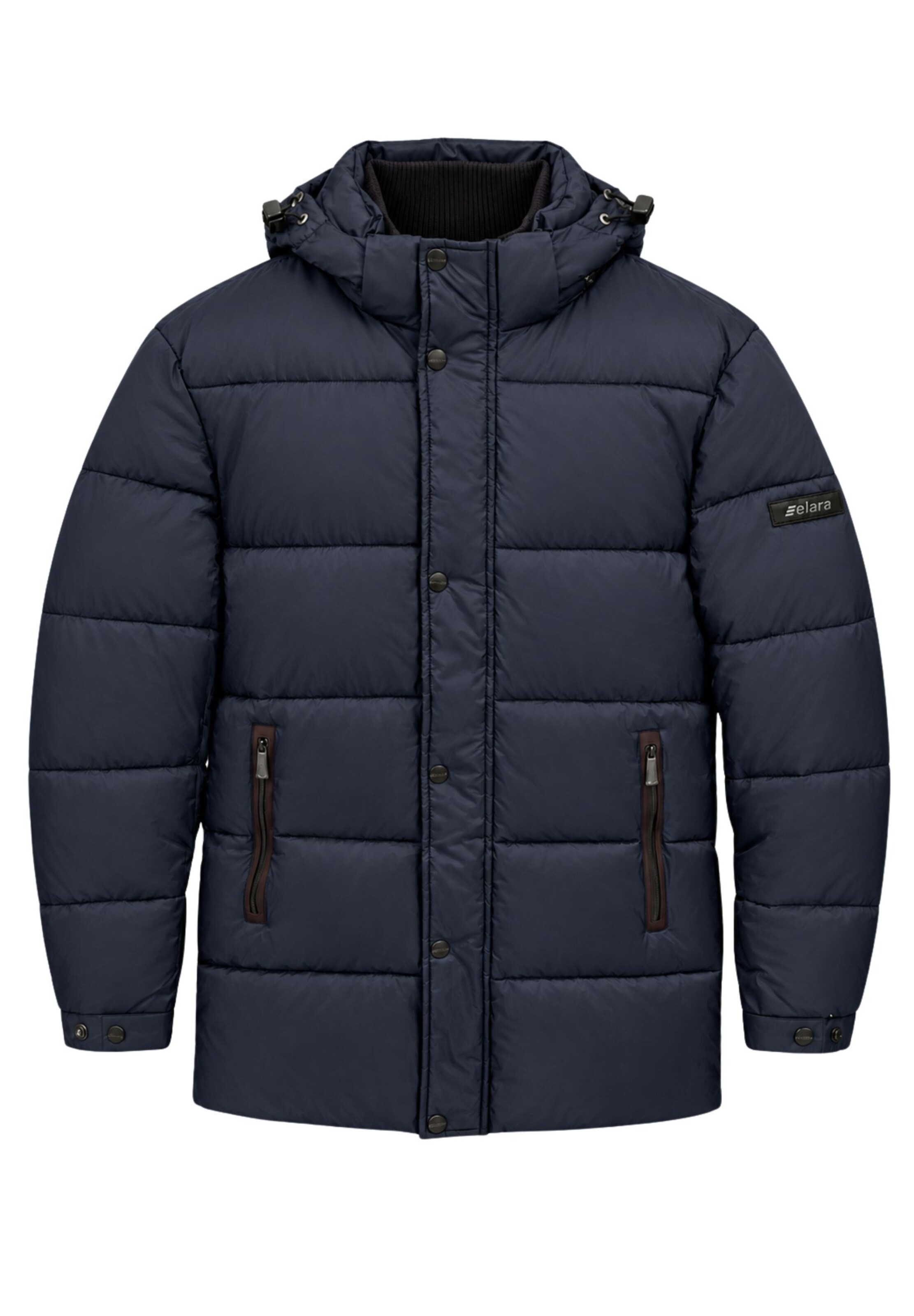 Elara Winterjas in Blauw: voorkant