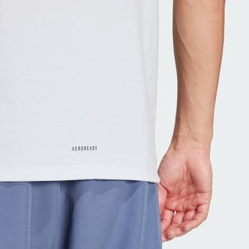 T-Shirt fonctionnel 'Designed for Training' ADIDAS PERFORMANCE en bleu