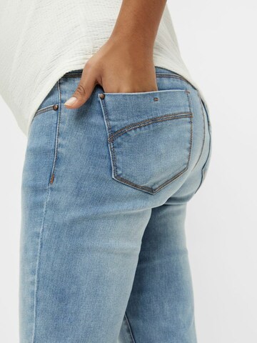 MAMALICIOUS Slimfit Jeans 'PASO' in Blau