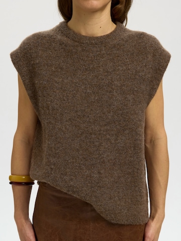 SELECTED Sweater 'SLWLULU' in Brown