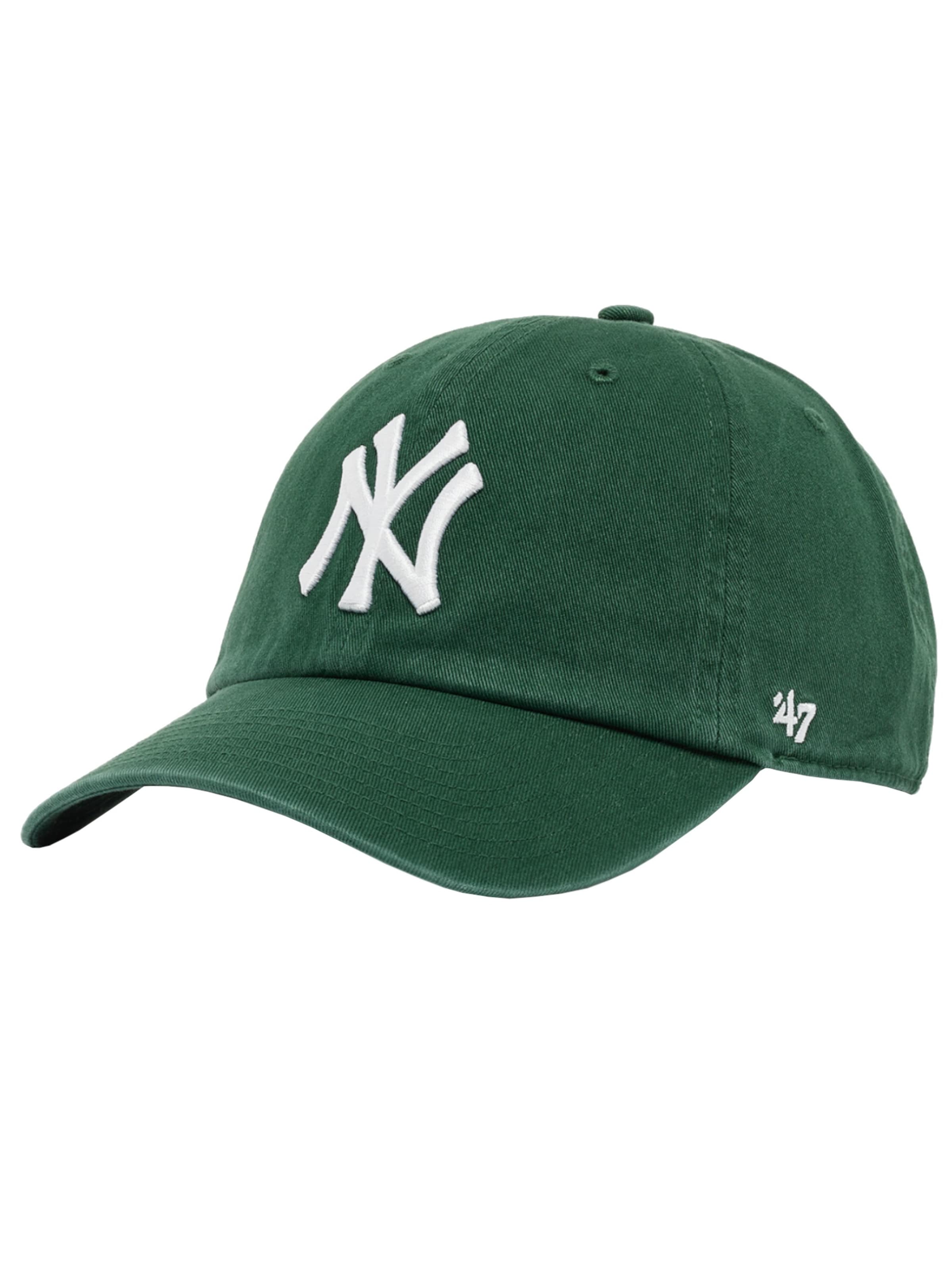 47 Cap '47 Brand New York Yankees MLB Clean Up Cap' in Green: front