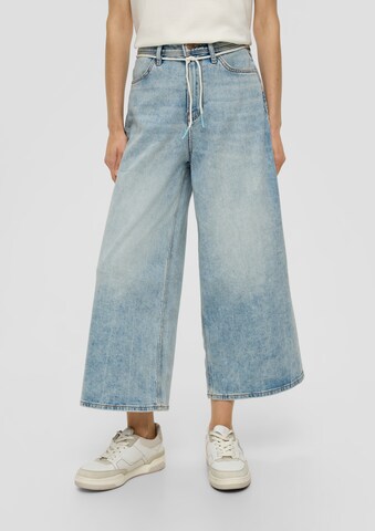 s.Oliver Wide Leg Jeans 'Suri' in Blau: Vorderseite