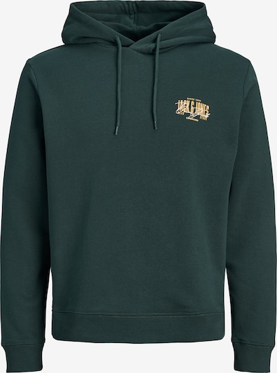 S dydžio Megztinis be užsegimo 'JJAERO' iš JACK & JONES, spalva – geltona / tamsiai žalia / balta, Prekių apžvalga
