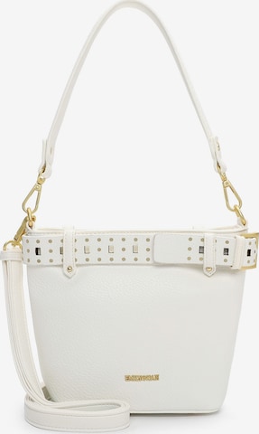 Emily & Noah Skuldertaske 'Justine' i hvid: forside