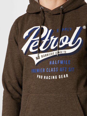 Petrol Industries Sweatshirt in Brown