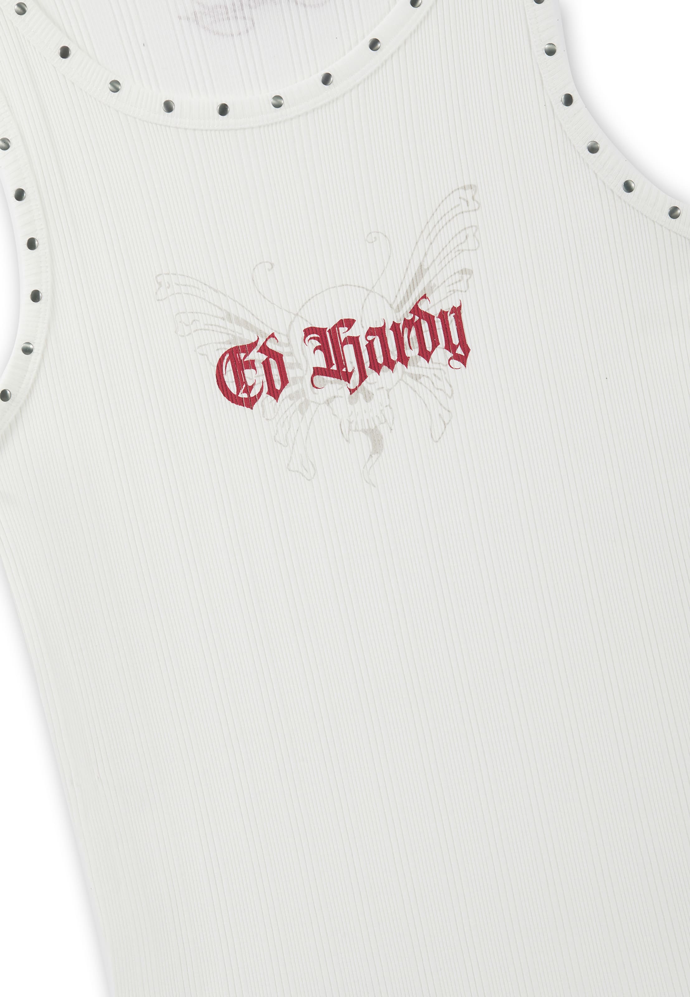 Ed Hardy - Camiseta en blanco