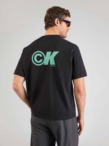 Calvin Klein Jeans Тениска в черно: отпред