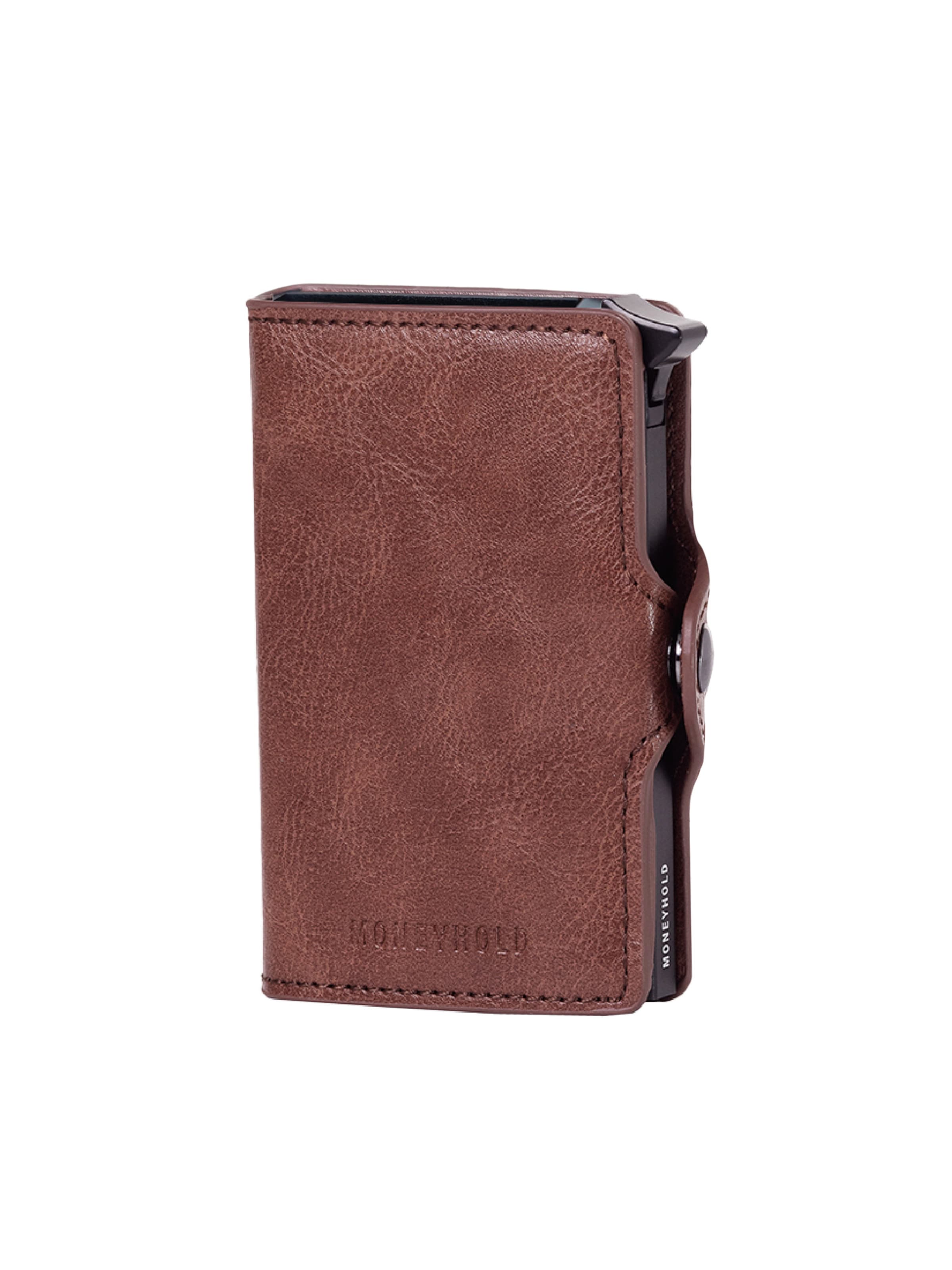 Portamonete di Moneyhold in marrone: frontale