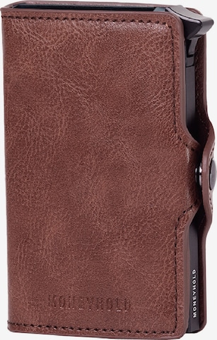 Moneyhold Wallet in Brown: front