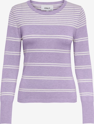 ONLY Sweater in Purple: front