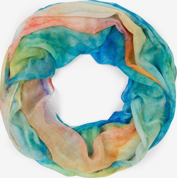 styleBREAKER Schlauchschal 'Loop Aquarell Farbverlauf' in Blau: Vorderseite