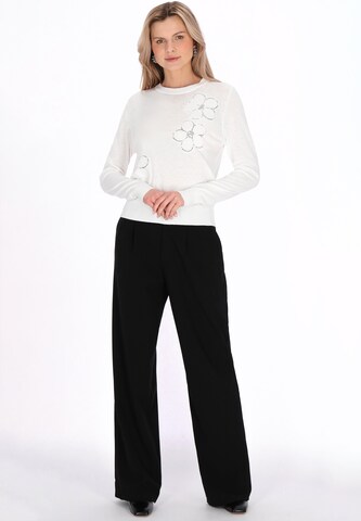 usha BLACK LABEL - Jersey 'Casual' en blanco