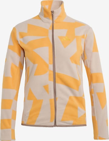 ADIDAS TERREX Funktionsfleecejacke 'Multi' in Grau: Vorderseite