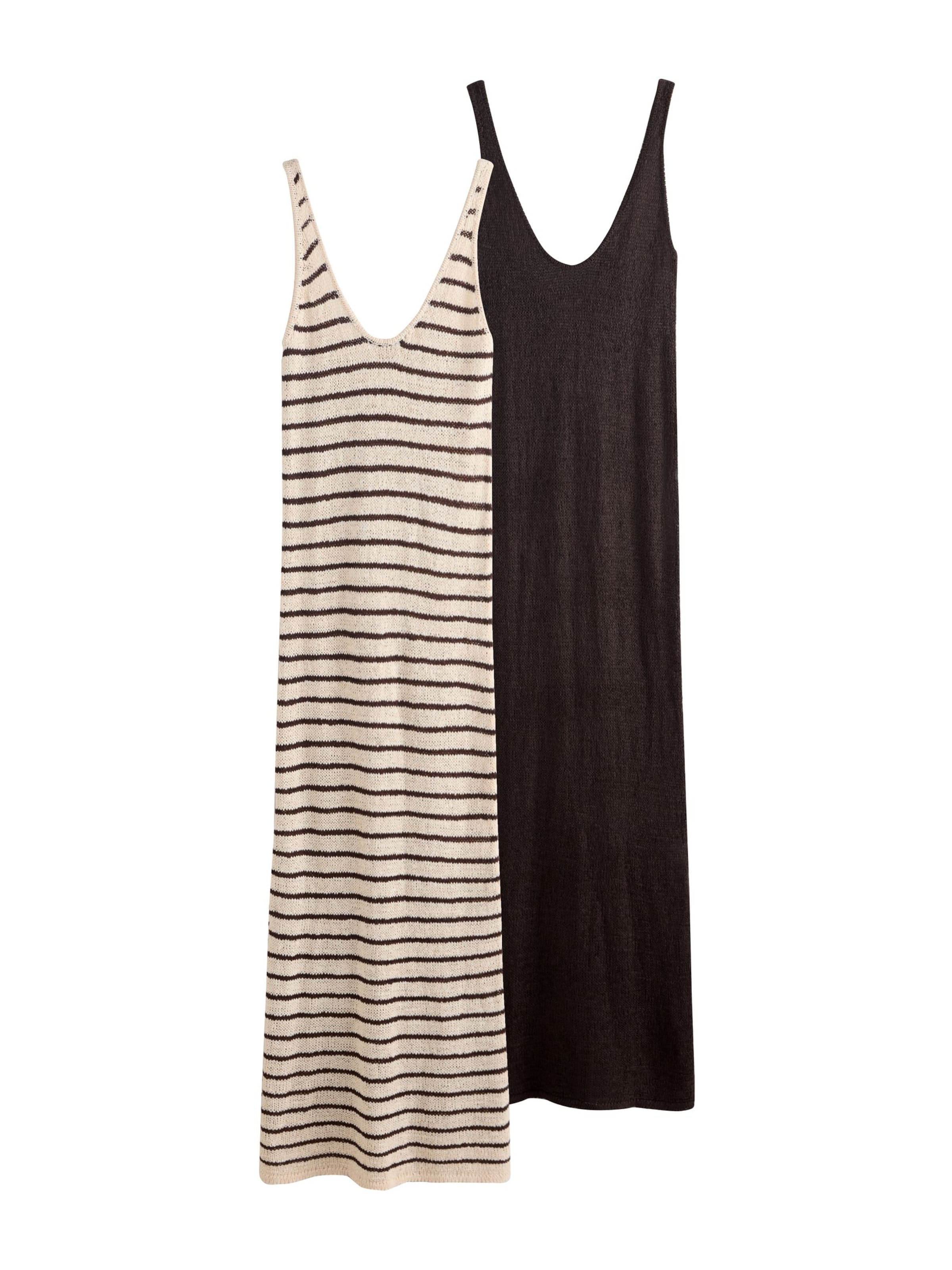 The Set Kleid in Beige: Vorderseite