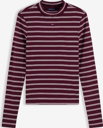 Tommy Jeans - Camisa 'ESSENTIAL' em vermelho: frente