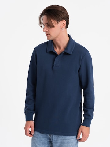 Sweat-shirt 'OM-SSNZ-0149' Ombre en bleu : devant