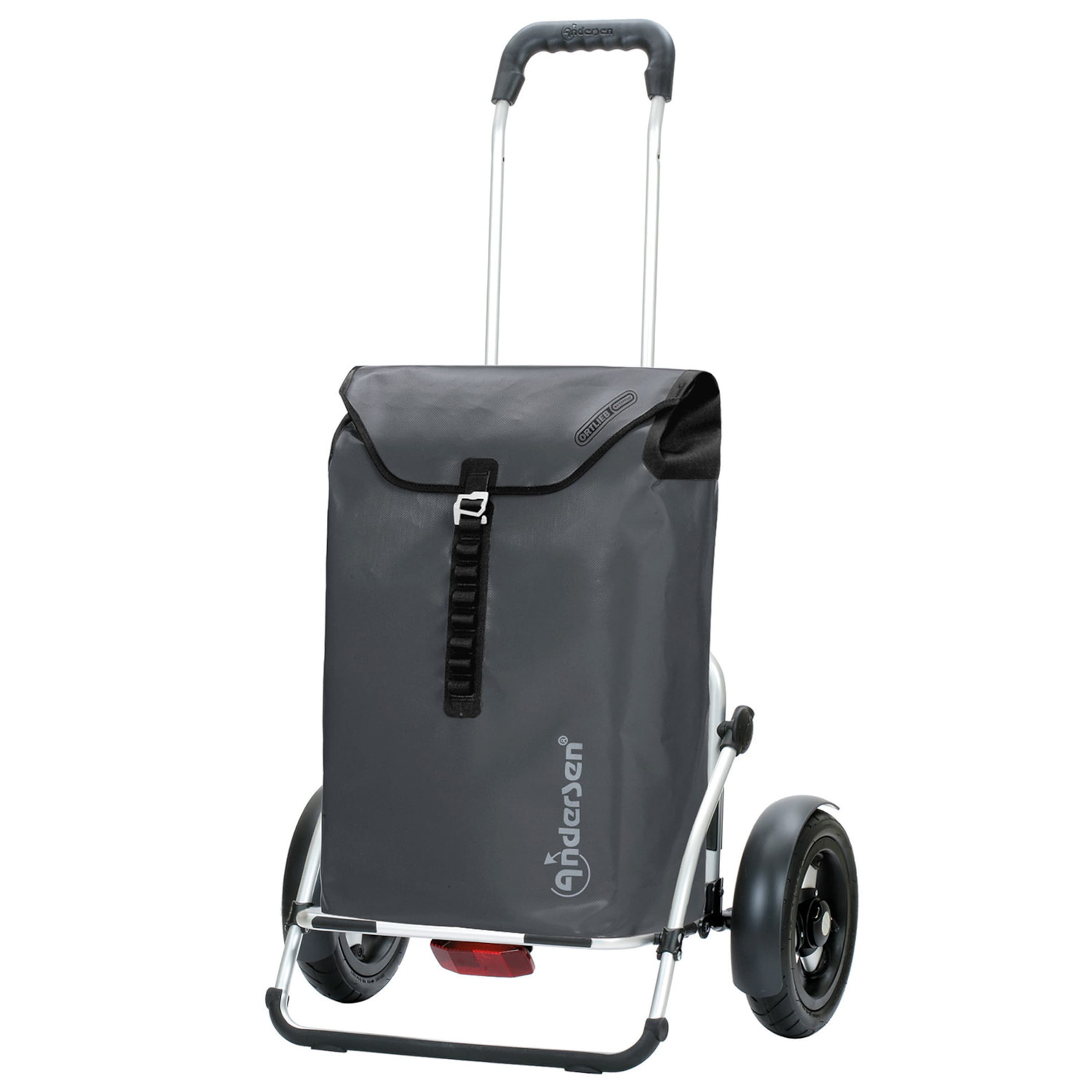 Trolley 'Royal' di Andersen Shopper in grigio: frontale