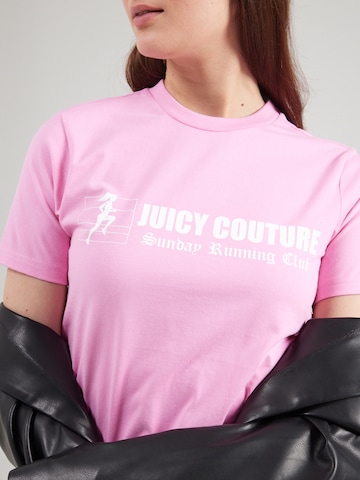 Juicy Couture Футболка 'The Runner' в Ярко-розовый