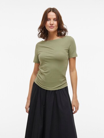VILA Shirt in Groen: voorkant
