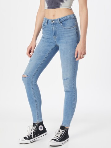 Skinny Jeans 'Blume' de la JDY pe albastru: față