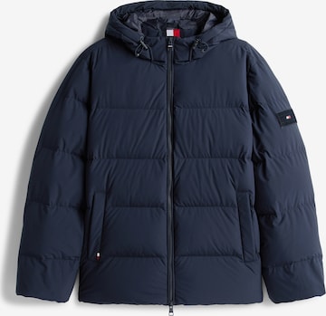 TOMMY HILFIGER Zimní bunda – modrá: přední strana