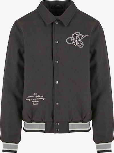 Karl Kani Prijelazna jakna u svijetlosiva / crna / bijela, Pregled proizvoda