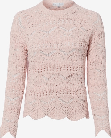 Pull-over Marie Lund en rose : devant
