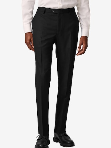 Next Slimfit Hose in Schwarz: Vorderseite