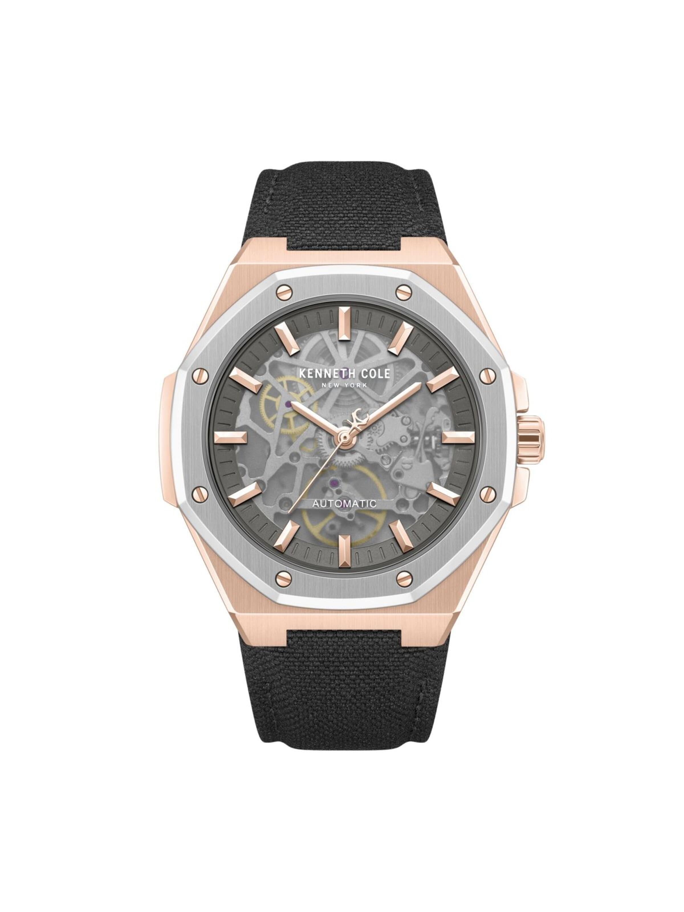 Montre à affichage analogique Kenneth Cole en or : devant