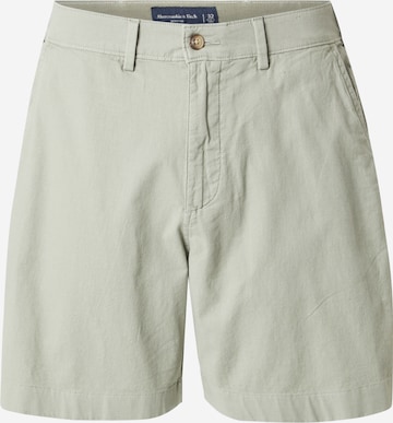 Abercrombie & Fitchregular Chino hlače - zelena boja: prednji dio