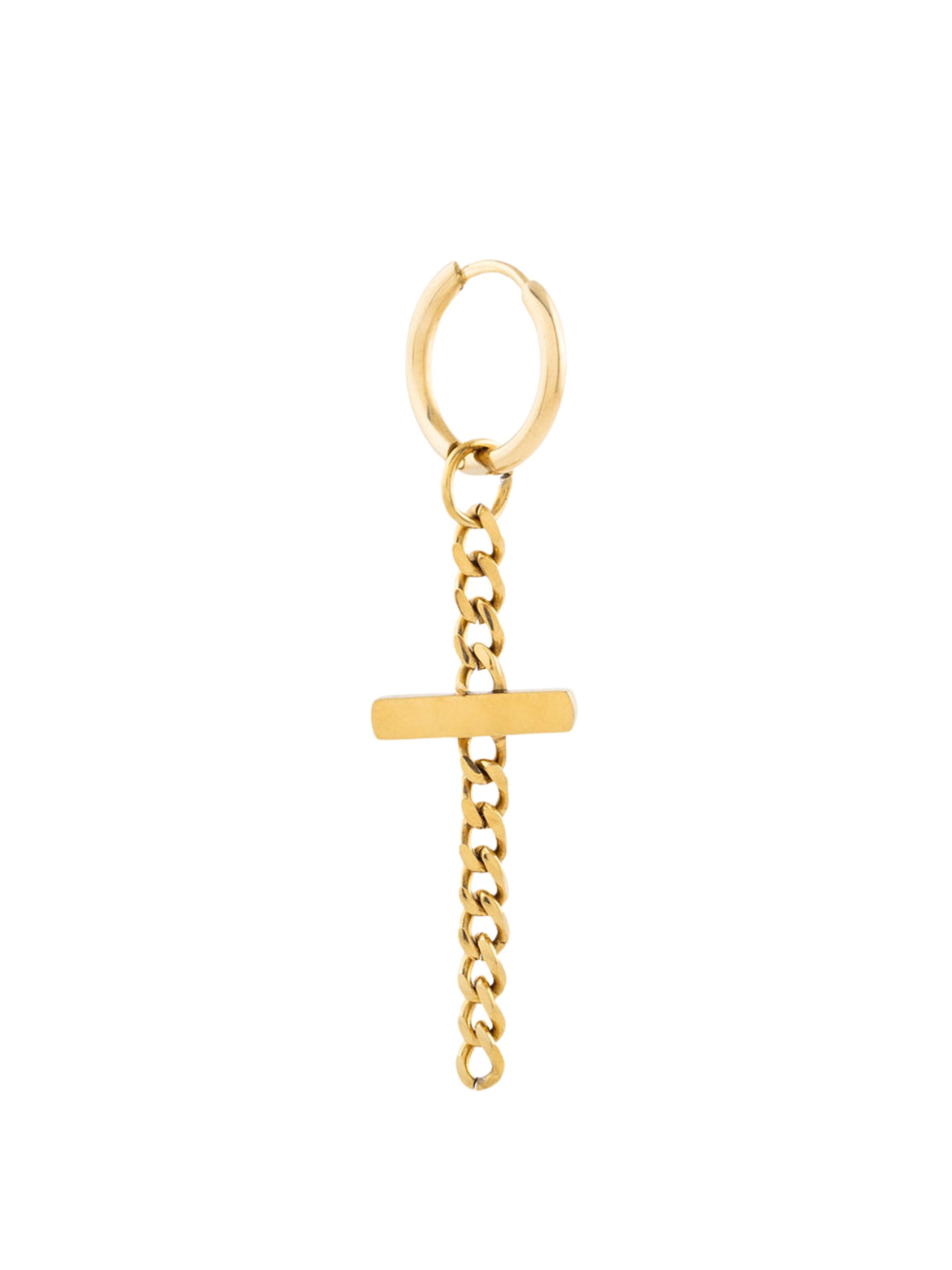 YParis Oorbellen 'Boucle Harley G' in Goud: voorkant