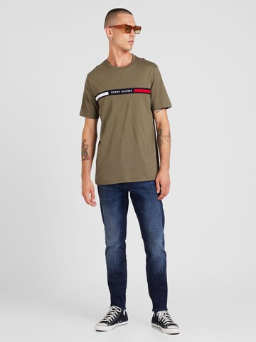 TOMMY HILFIGER T-Shirt in Grün