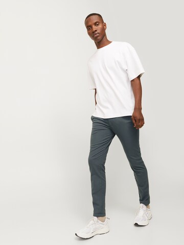 JACK & JONES - Slimfit Pantalón chino 'JPSTMarco Fury' en gris